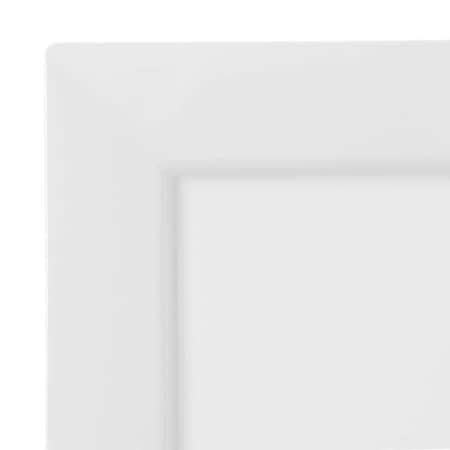 Smarty Had A Party 6.5" White Square Plastic Cake Plates, 120PK 6916-CASE